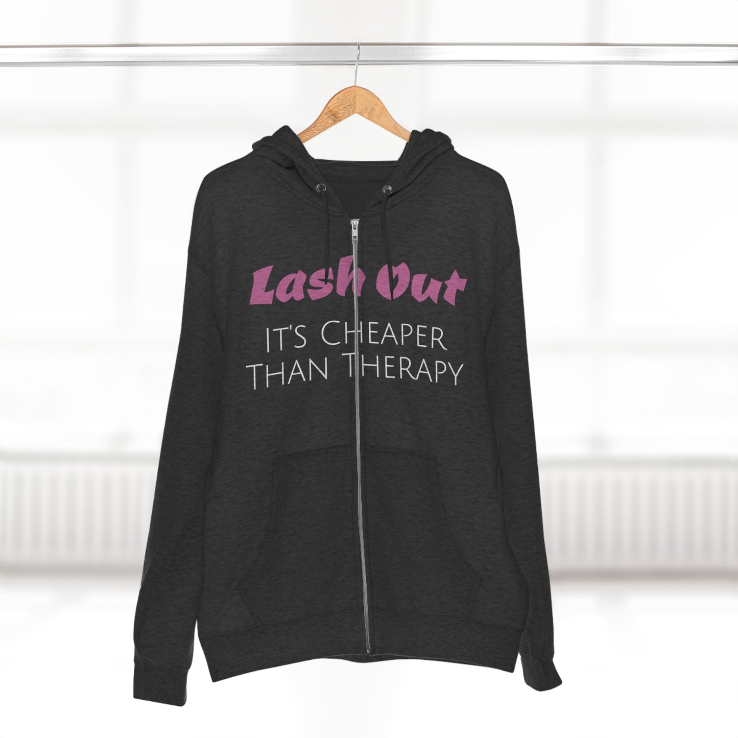 LASH OUT Unisex Zip Hoodie