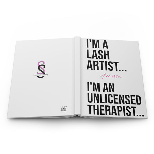 "I'm A Lash Artist" Hardcover Journal Matte