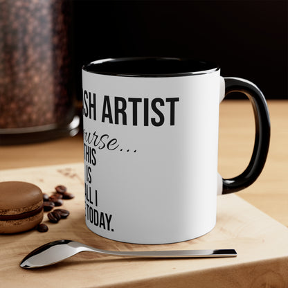 "I'm A Lash Artist" Accent Coffee Mug, 11oz