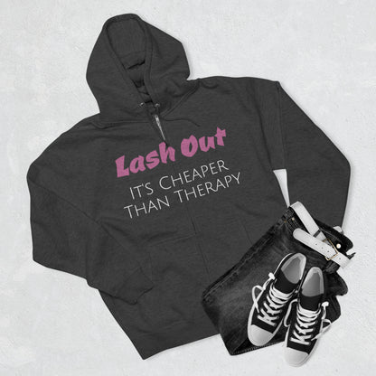 LASH OUT Unisex Zip Hoodie