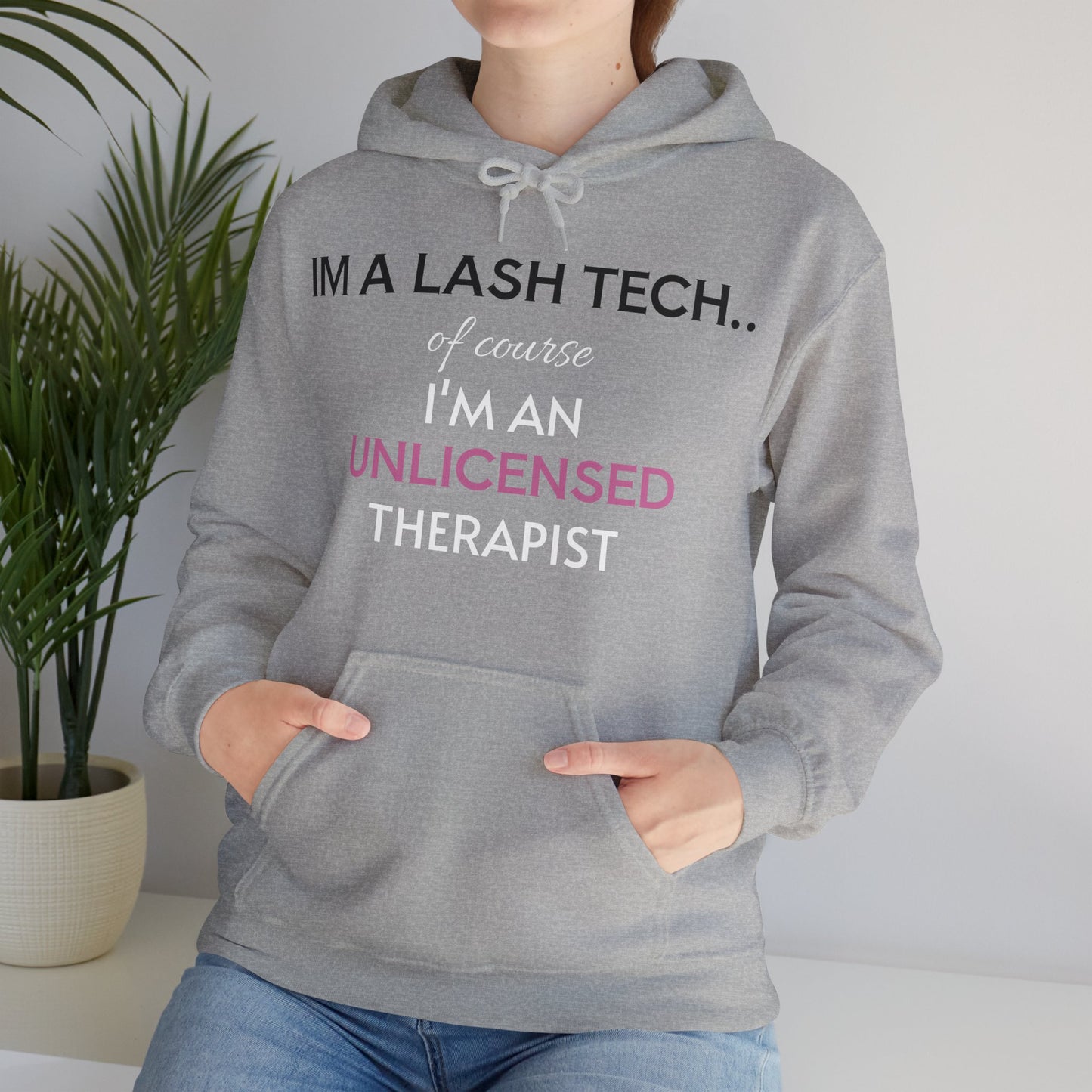 "I'm A Lash Tech" Unisex Heavy Blend™ Hooded Sweatshirt