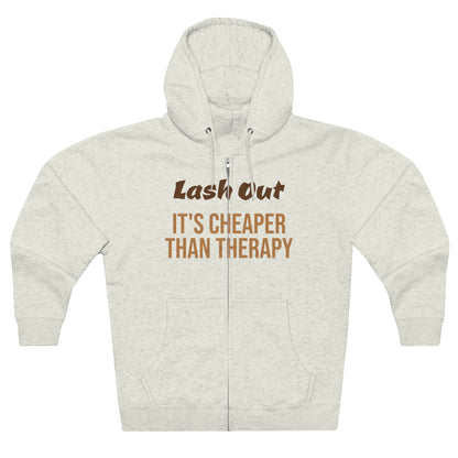 LASH OUT Unisex Zip Hoodie