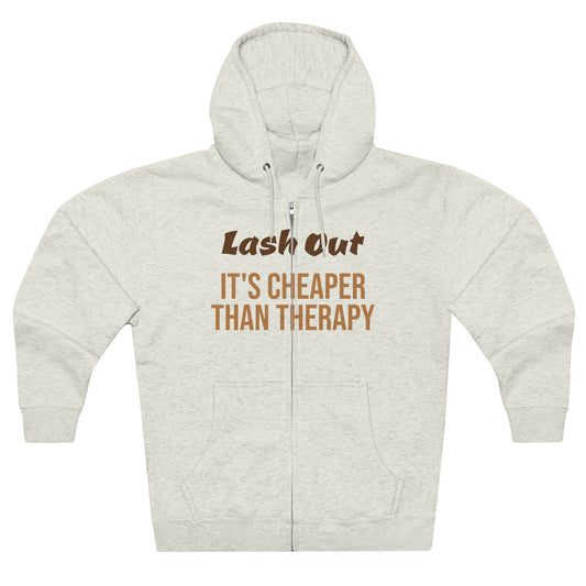 LASH OUT Unisex Zip Hoodie