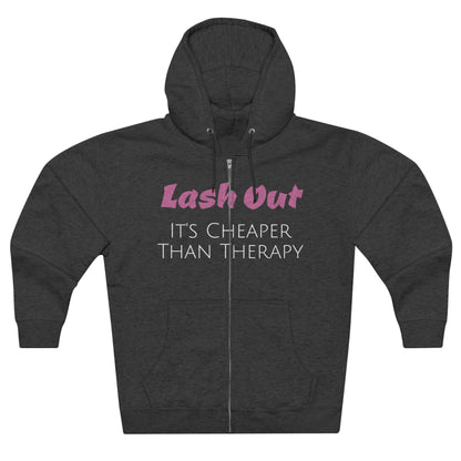 LASH OUT Unisex Zip Hoodie