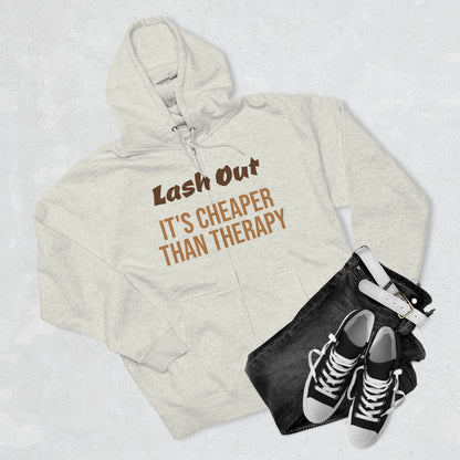 LASH OUT Unisex Zip Hoodie