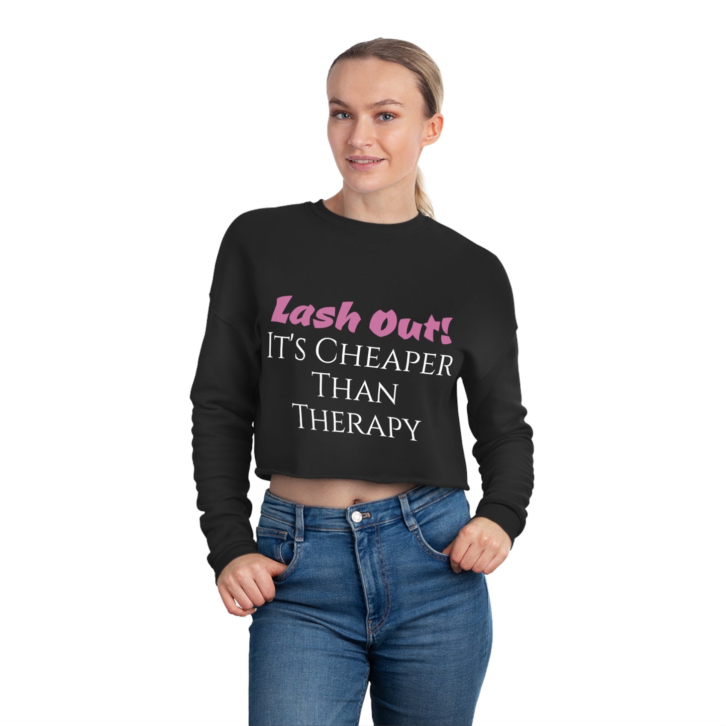 Sybaritic SpiKe Lash Out Cropped Sweatshirt