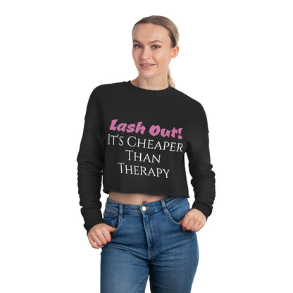 Sybaritic SpiKe Lash Out Cropped Sweatshirt