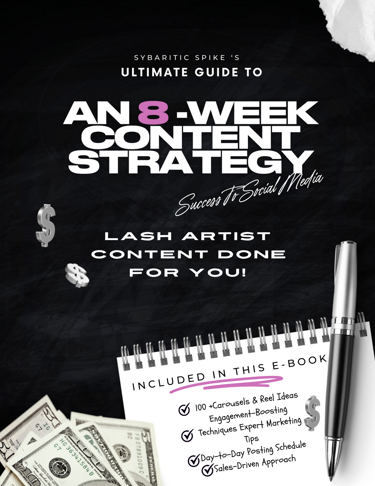 Lash Artist's Social Media Success Playbook - An 8 Week-Content Strategy for Lash Artists